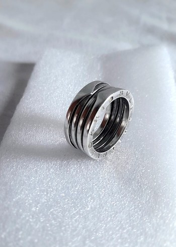 Orjinal Bvlgari Gümüş Yüzük - Görsel 3