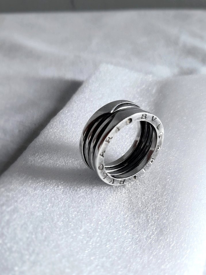 Orjinal Bvlgari Gümüş Yüzük - Görsel 4