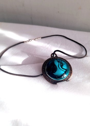 İznik Çini Porselen Kolye Ucu - Görsel 3