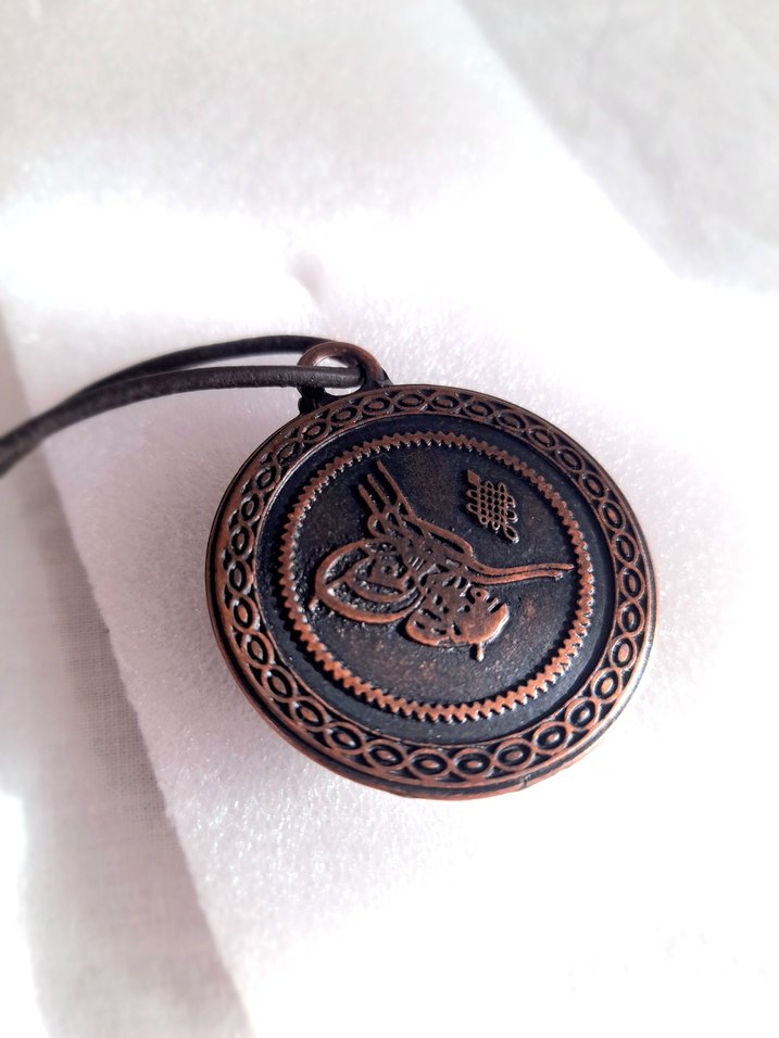 İznik Çini Porselen Kolye Ucu - Görsel 5