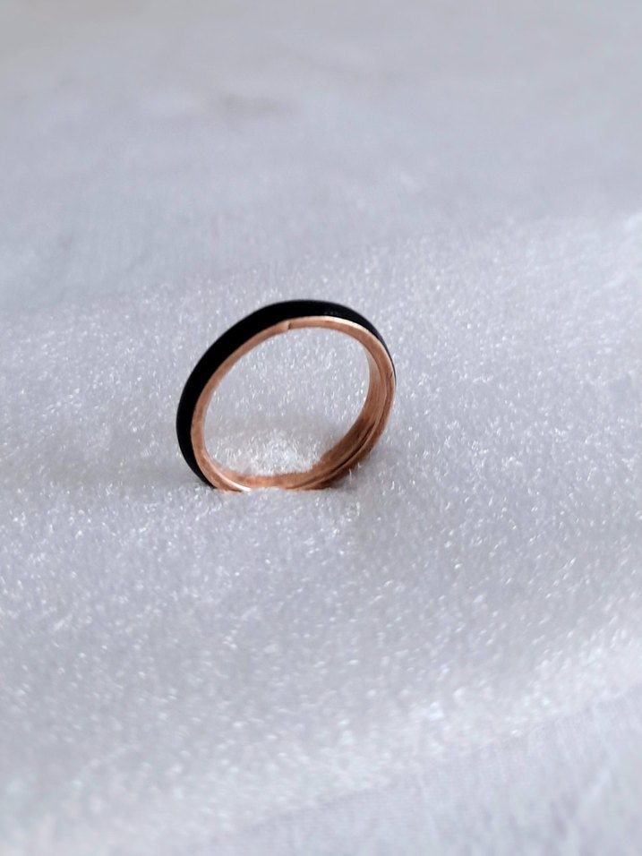 Erzurum Oltu Taşı  Halka Yüzük - Görsel 4