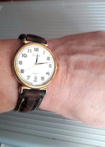 Vintage 90 lar Pulsar Marka Deri Kayışlı Kol Saati - Görsel 6