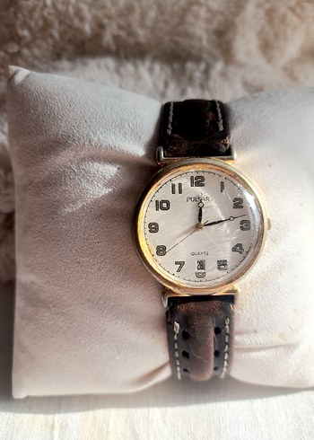 Vintage 90 lar Pulsar Marka Deri Kayışlı Kol Saati - Görsel 3