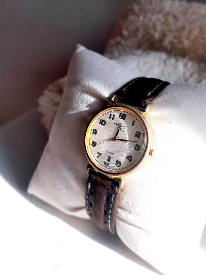 Vintage 90 lar Pulsar Marka Deri Kayışlı Kol Saati - Görsel 2
