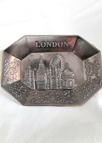 Londra kabartma resim Metal küçük Tabak