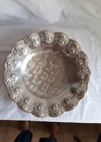 Beden Vintage Dekoratif Tabak Alman Gümüş