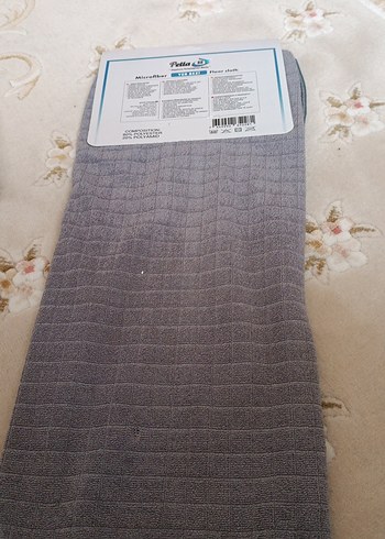 Gri Mikrofiber Yer Bezi - Görsel 2