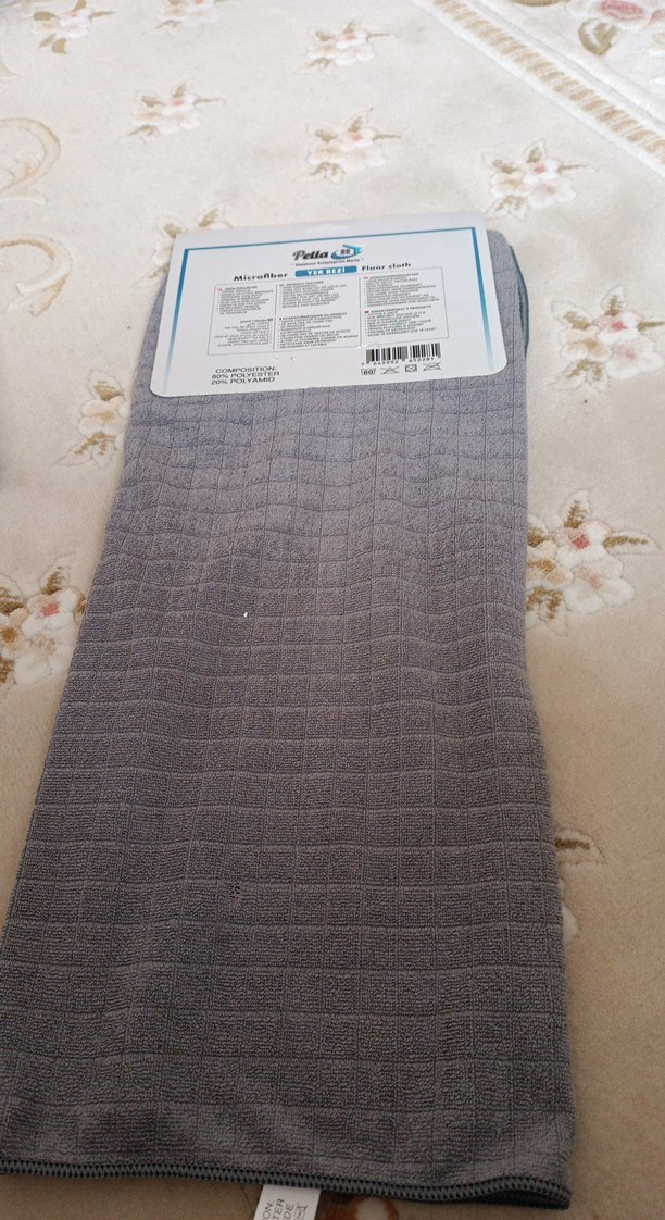 Gri Mikrofiber Yer Bezi - Görsel 2