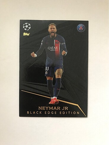 2023-24 Match Attax UEFA - Neymar Jr Black Edge Edition #496 PSG