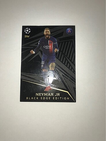 Beden 2023-24 Match Attax UEFA - Neymar Jr Black Edge Edition #496 PSG