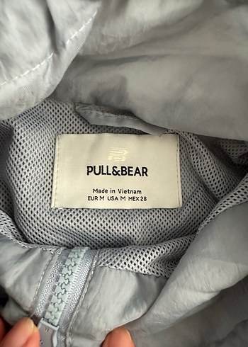 Pull and Bear Renkli Kadın Spor Ceket, Yarım Fermuarlı, Yüksek Yakalı