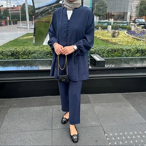 Nevrul Dikiş Detaylı Takım Manuka Mudaili