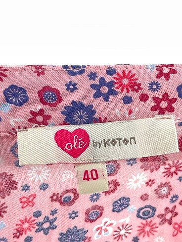 40 Beden pembe Renk Koton Gömlek %70 İndirimli.