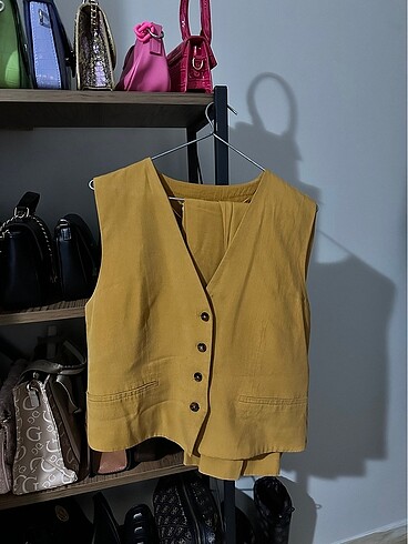 Zara Zara yelek pantolon takım
