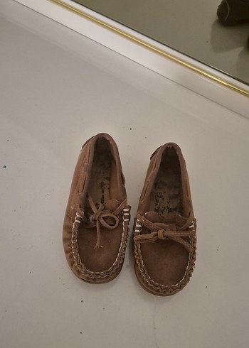 Bohem Tarz Kahverengi Süet Erkek Çocuk Loafer - Görsel 2