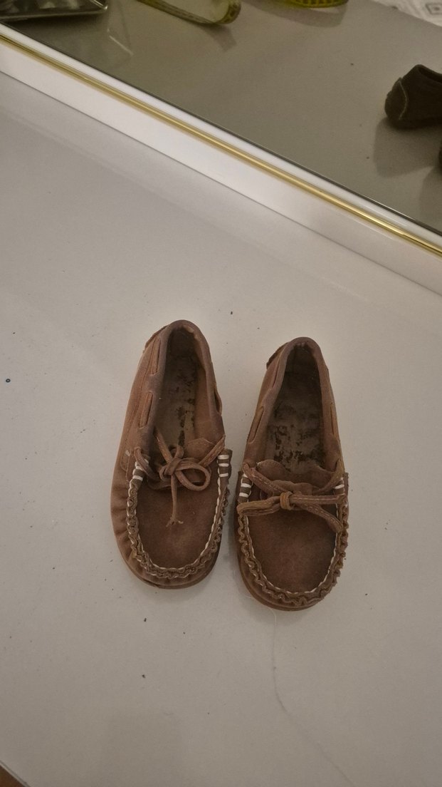 Bohem Tarz Kahverengi Süet Erkek Çocuk Loafer - Görsel 2