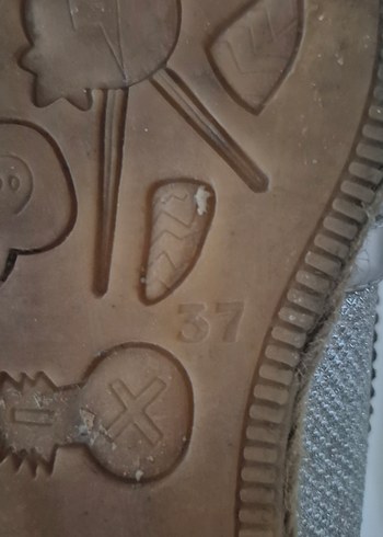 Kadın gümüş taşlı babet - Görsel 3