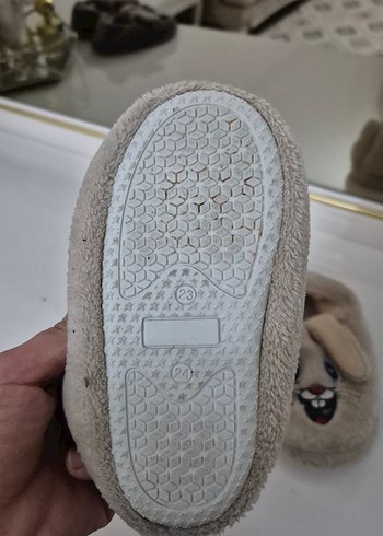 Kız erkek Çocuk Nakışlı Tavşan Figürlü Ev Terliği - Görsel 4