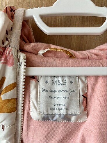 12-18 Ay Beden M&S kız çocuk mont