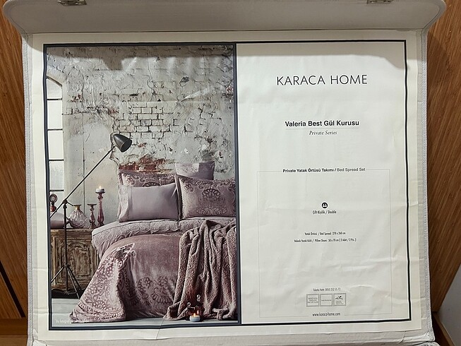 Karaca Yatak Örtüsü + Nevresim Takımı