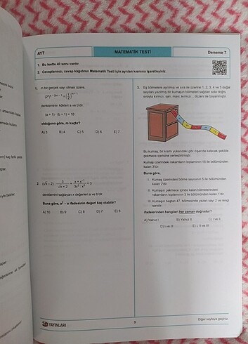  Beden Ayt Matematik Simülasyon Denemeleri 10 Adet