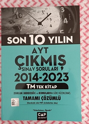 Son yılın Ayt Çıkmış Soruları TM