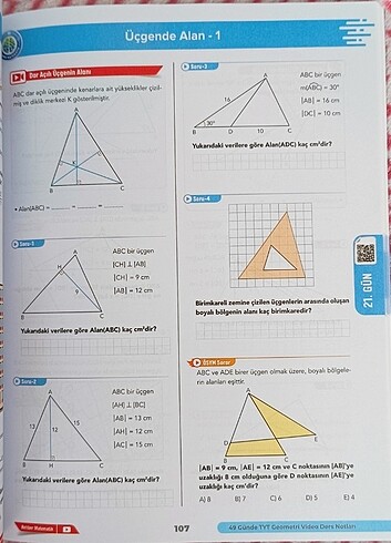  49 Günde Tyt Geometri Kampı Video Ders Kitabı