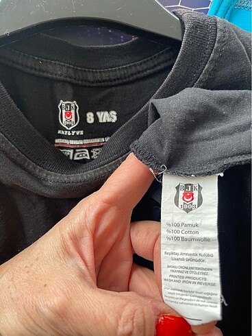 8 Yaş Beden 8 yaş orjinal Beşiktaş tshirt
