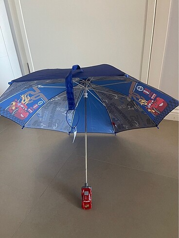 Lightning McQueen arabalı çocuk şemsiye - Görsel 5
