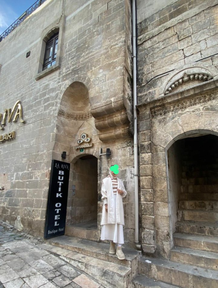 Beyaz Uzun Pamuklu Kadın Kaban - Görsel 3