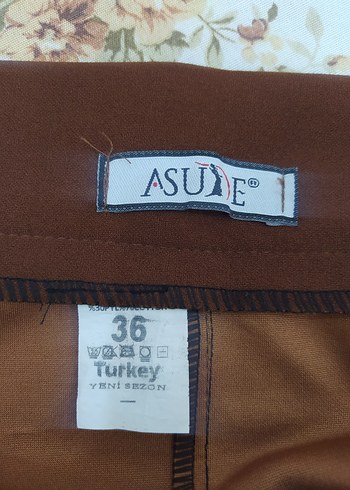 Kahverengi Kadın Kumaş Pantolon - Görsel 2