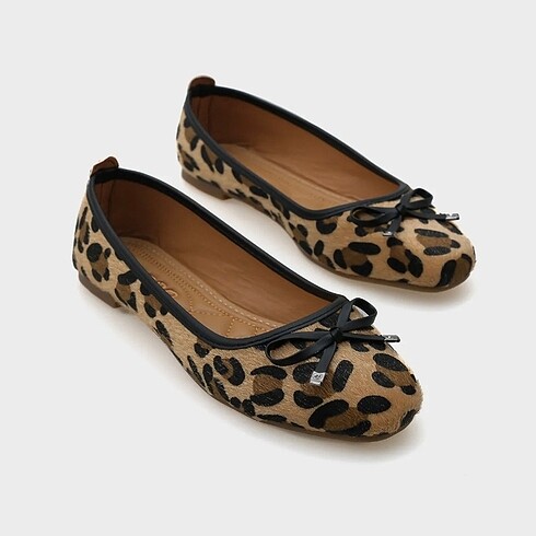 36 Beden kahverengi Renk Leopar Babet
