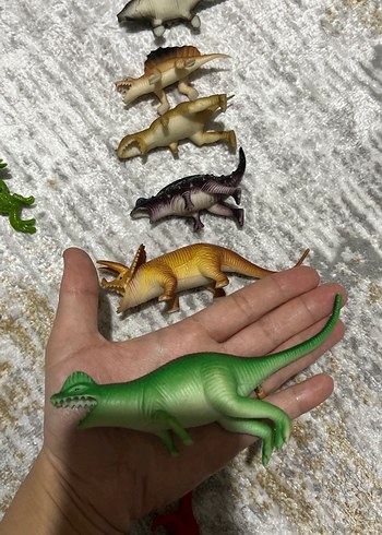 Çok Renkli Dinozor Figürleri Seti - Görsel 5