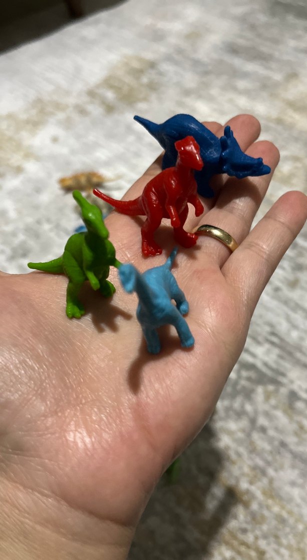 Çok Renkli Dinozor Figürleri Seti - Görsel 3