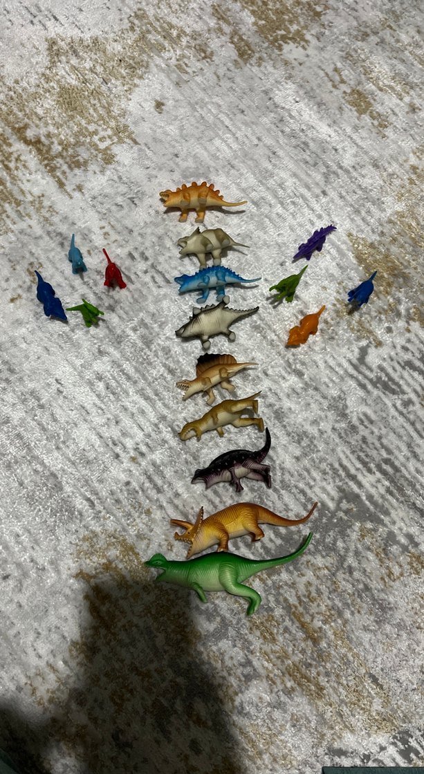 Çok Renkli Dinozor Figürleri Seti - Görsel 2