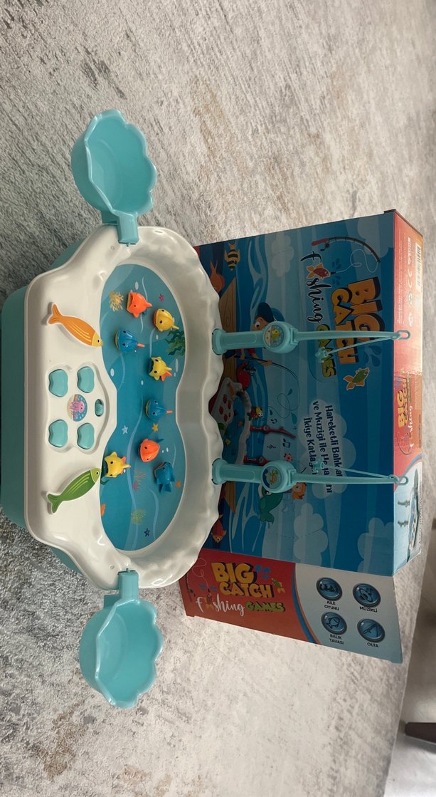 Hareketli Balıklı Müzikli Balık Tutma Oyunu - Görsel 2