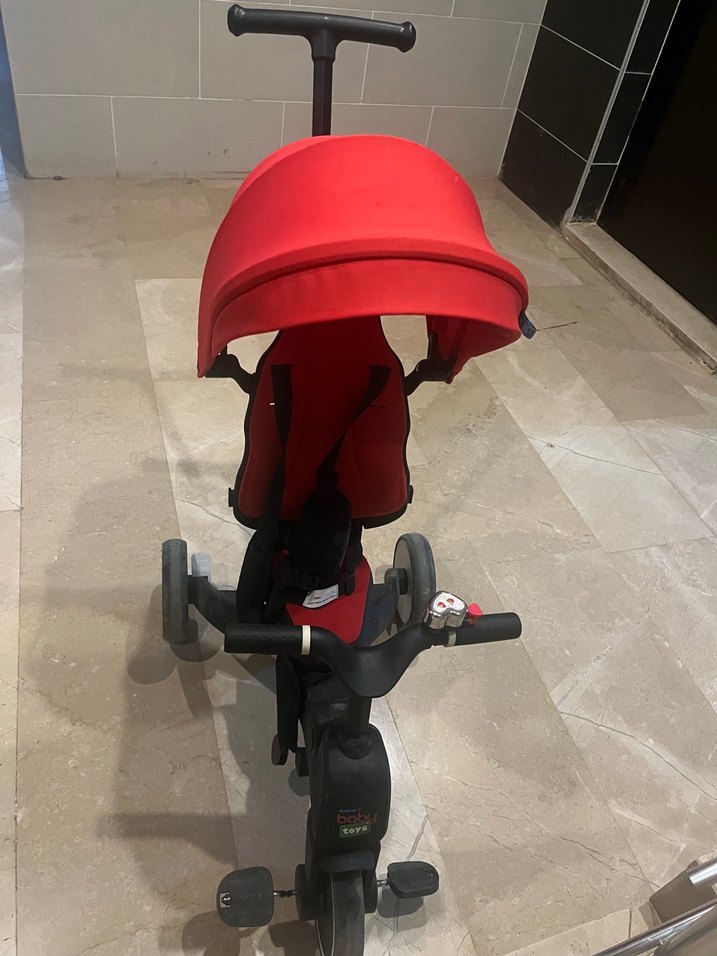 Ebeveyn kontrollü 3 tekerlekli Panda bisiklet - Görsel 4