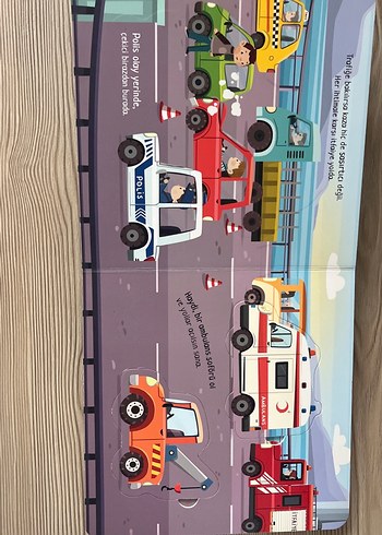 Tak-Cıkar Araçlar Çocuk Kitabı - Görsel 5