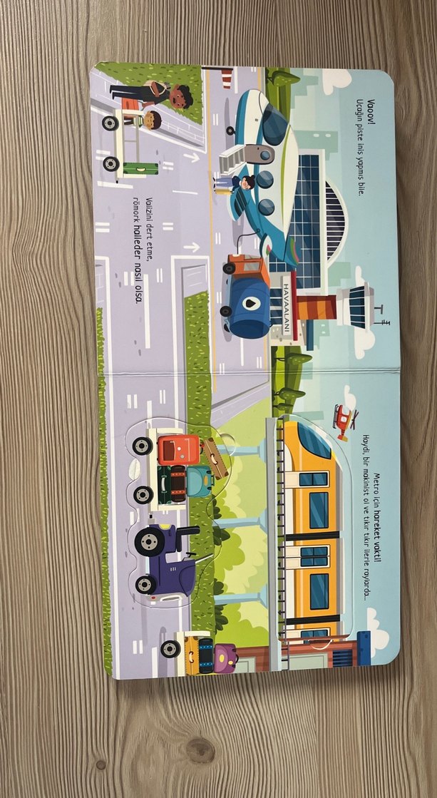 Tak-Cıkar Araçlar Çocuk Kitabı - Görsel 3