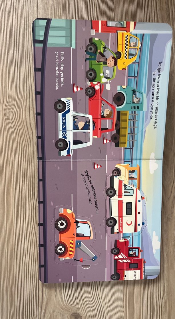 Tak-Cıkar Araçlar Çocuk Kitabı - Görsel 5