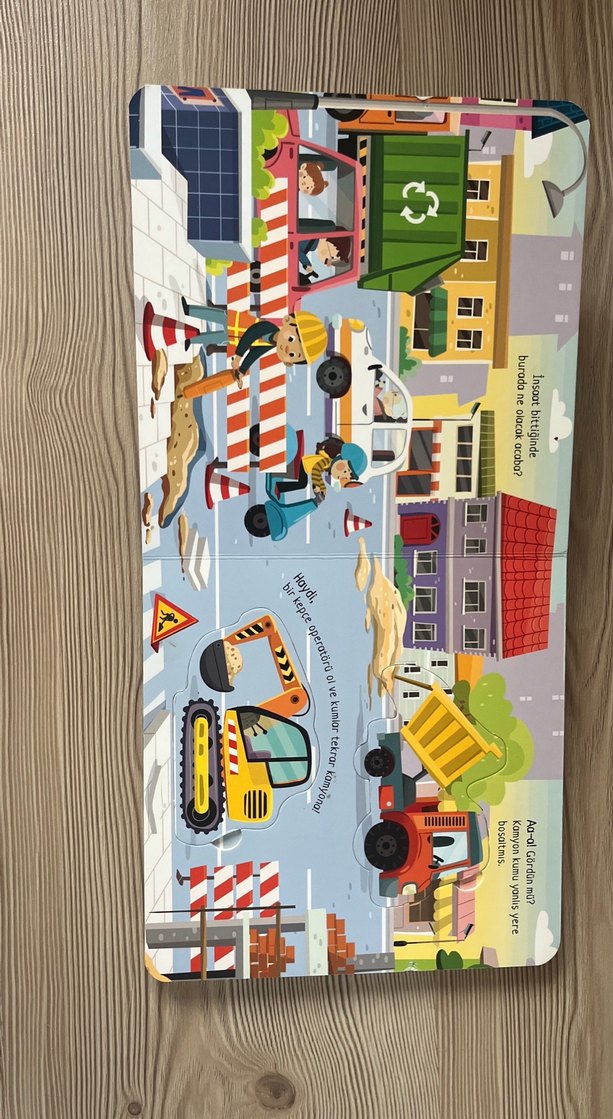 Tak-Cıkar Araçlar Çocuk Kitabı - Görsel 4