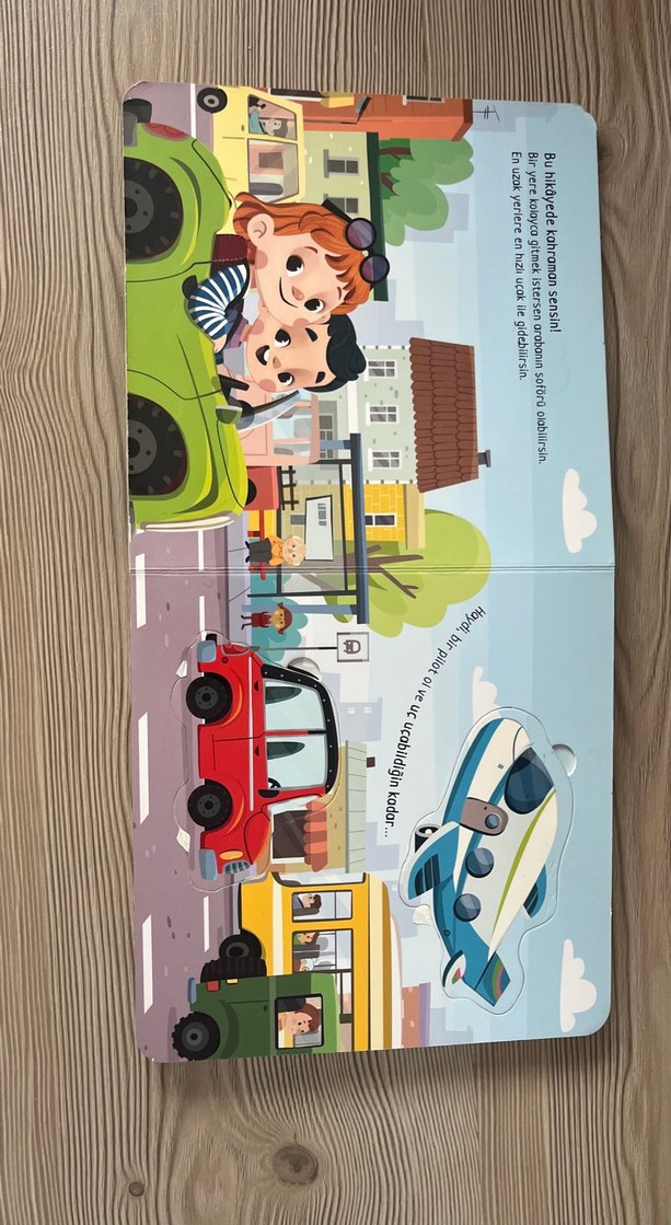 Tak-Cıkar Araçlar Çocuk Kitabı - Görsel 2