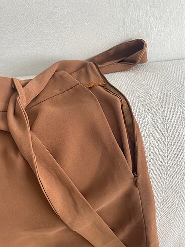 s Beden camel Renk Koton pantolon