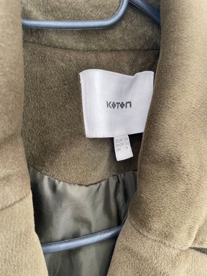 Koton aşırı tarz kaban - Görsel 2