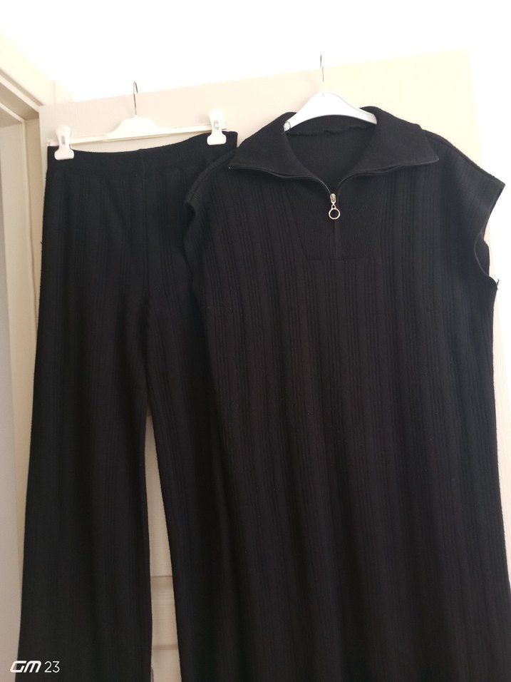 Siyah Triko takım - Görsel 3