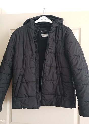 Erkek Çocuk Siyah Fermuarlı Mont - Görsel 2