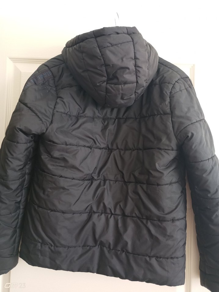 Erkek Çocuk Siyah Fermuarlı Mont - Görsel 4