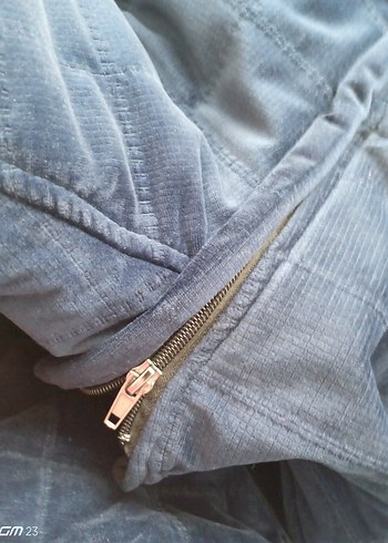 Erkek Lacivert Midi Boy Düğmeli Mont - Görsel 7