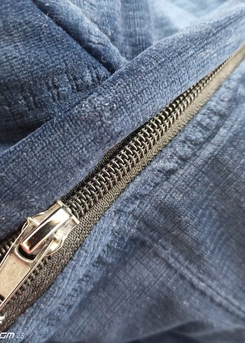 Erkek Lacivert Midi Boy Düğmeli Mont - Görsel 6