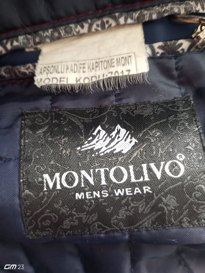 Erkek Lacivert Midi Boy Düğmeli Mont - Görsel 4